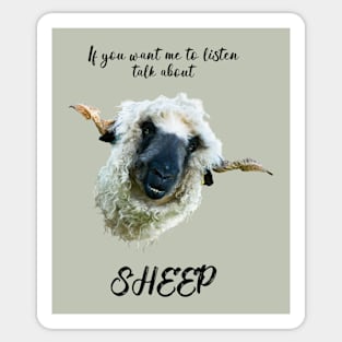 Talk About Sheep, Valais Blacknose Sticker